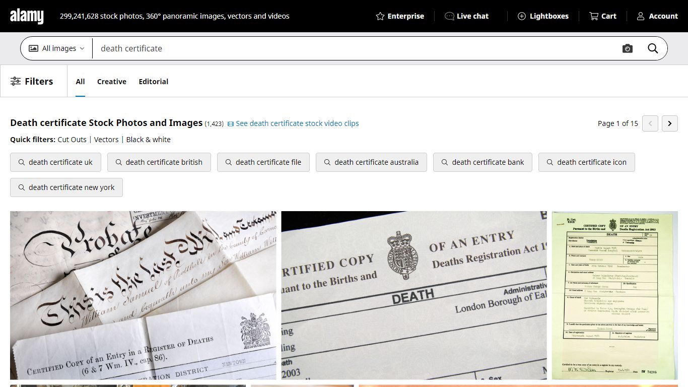 Death Certificate High Resolution Stock Photography and Images - Alamy